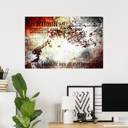 消散する ポスター (ホームオフィス)