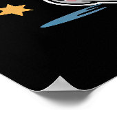 消極的な朝の猫 ポスター (角)