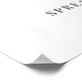 消毒ステーション広がる愛ではなく結婚細菌 ポスター (角)