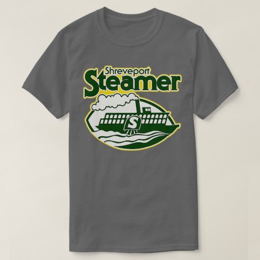 消滅したシュリーブポート汽船チーム Tシャツ (デザイン正面)