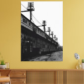 消滅するアメリカ産業都市産業プリント キャンバスプリント (インサイチュ (リビング))