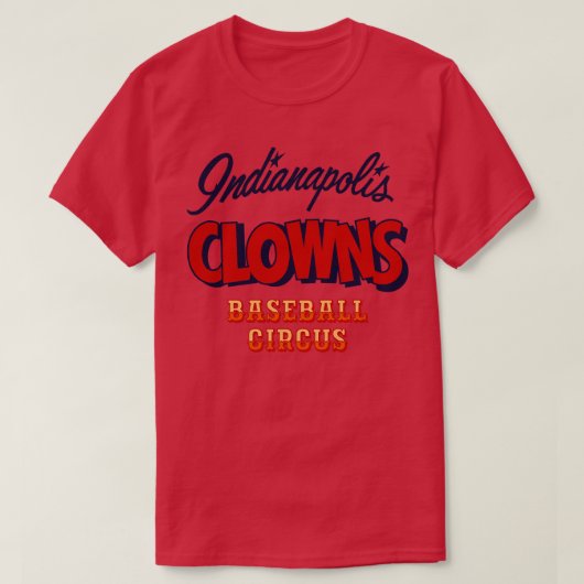 消滅インディアナポリスピエロ野球 Tシャツ (デザイン正面)