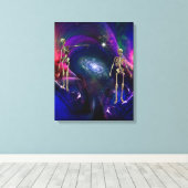 消滅 キャンバスプリント (インサイチュ (ウッドフロア))