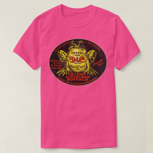 消滅DC湖線旅行土産荷物荷台 Tシャツ (デザイン正面)