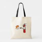 消火トートバッグを出す消火器 トートバッグ (裏面)