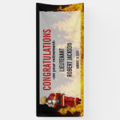 消火モダン士の火炎退位 横断幕 (縦)