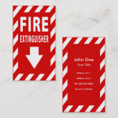消火器の印 名刺 (正面/裏面)