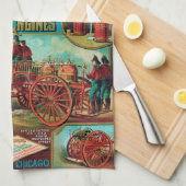 消火器の製造 キッチンタオル (四つ折り)