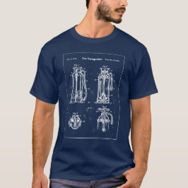 消火器の設計図ギフト Tシャツ