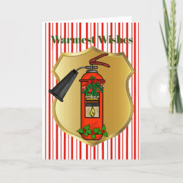 消火器クリスマスカード カード