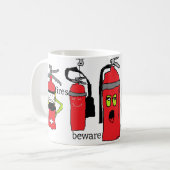 消火器チーム コーヒーマグカップ (正面左)