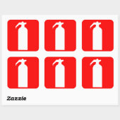 消火器デカール スクエアシール (シート)