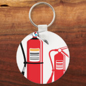 消火器ベクトル キーホルダー (正面)