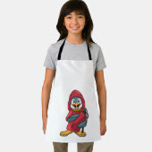 消火器付き消防士ペンギン エプロン (インサイチュ)