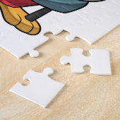 消火器付き消防士ペンギン ジグソーパズル (側面)