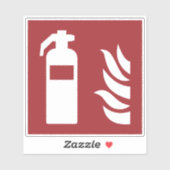 消火器安全標識 シール (シート)