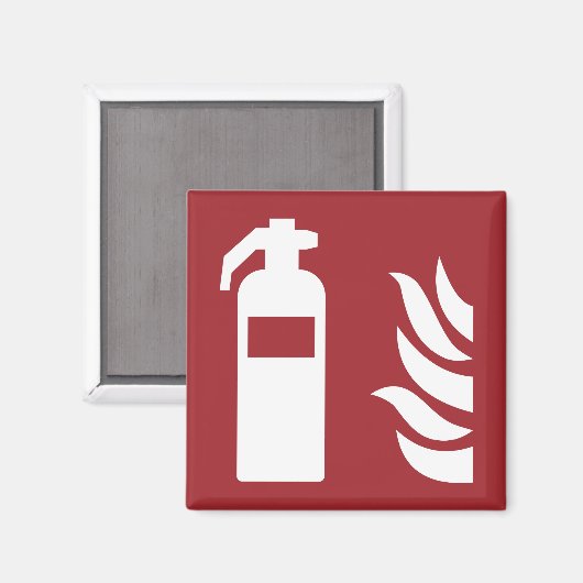 消火器安全標識 マグネット (正面/裏面)