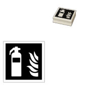 消火器安全標識 ラバースタンプ (押印)