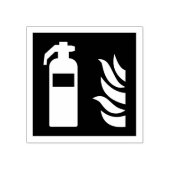 消火器安全標識 ラバースタンプ (インプリント)