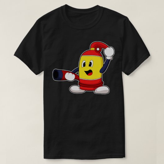 消火器消防署 Tシャツ (デザイン正面)