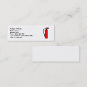 消火器 スキニー名刺 (正面/裏面)