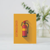 消火器 ポストカード (スタンド正面)