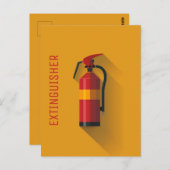 消火器 ポストカード (正面/裏面)