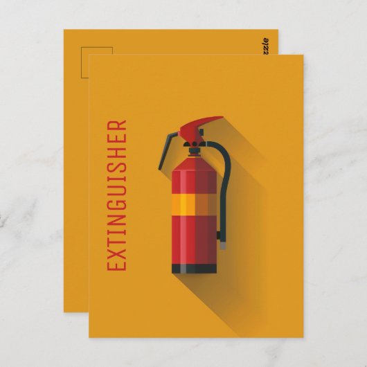 消火器 ポストカード (正面/裏面)