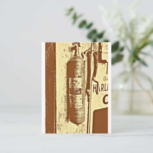 消火器 ポストカード (スタンド正面)