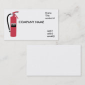 消火器 名刺 (正面/裏面)