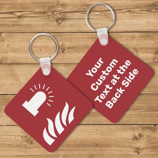 消火器 警告 ライト 安全 サイン キーホルダー