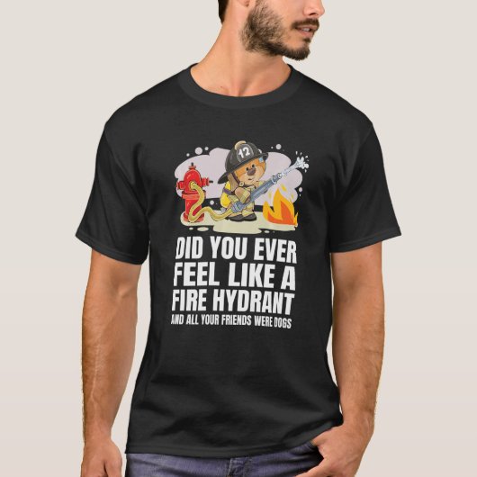 消火栓が感じ好きだったか5 Tシャツ (正面)