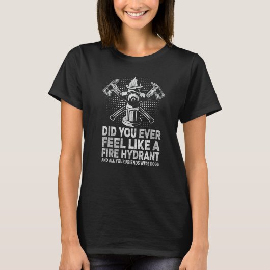 消火栓が感じ好きだった4 Tシャツ (正面)