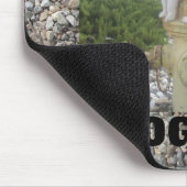 消火栓のドッグベイト猫 マウスパッド (コーナー)