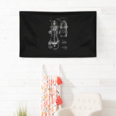 消火栓の特許消防士ギフト男性女性 横断幕 (インサイチュ)