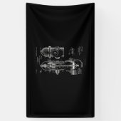 消火栓の特許消防士ギフト男性女性 横断幕 (縦)