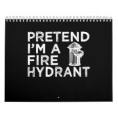 消火栓を使う |消防おもしろい士ギフト カレンダー (カバー)