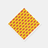 消火栓パターンパーティー紙ナプキン スタンダードカクテルナプキン (角)