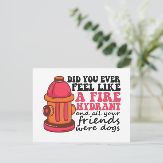 消火栓感じ火兵の贈り物は? シーズンポストカード (スタンド正面)