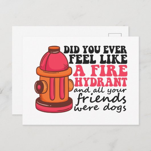 消火栓感じ火兵の贈り物は？ シーズンポストカード (正面/裏面)