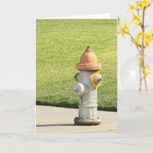 消火栓 カード (黄色い花)