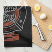 消火栓ADD NAME消防士救助チーム キッチンタオル (四つ折り)