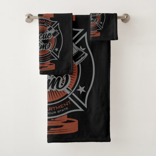 消火栓ADD NAME消防士救助チーム バスタオルセット (インサイチュ)