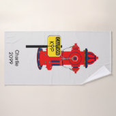 消火栓K9P犬の子犬バスタオル バスタオル (バスタオル)