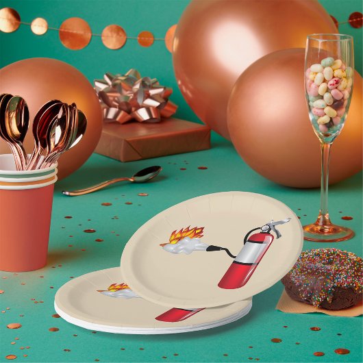 消火機消火紙プレート ペーパープレート