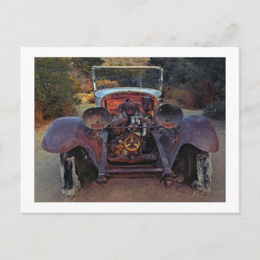 "消灯 – フラットヘッドV-8電源" ポストカード (正面)