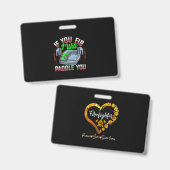 消細動おもしろい機 バッジ (正面＆裏面)