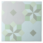 消色カラー万華鏡型油圧タイル タイル (正面)