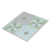 消色カラー万華鏡型油圧タイル タイル (側面)