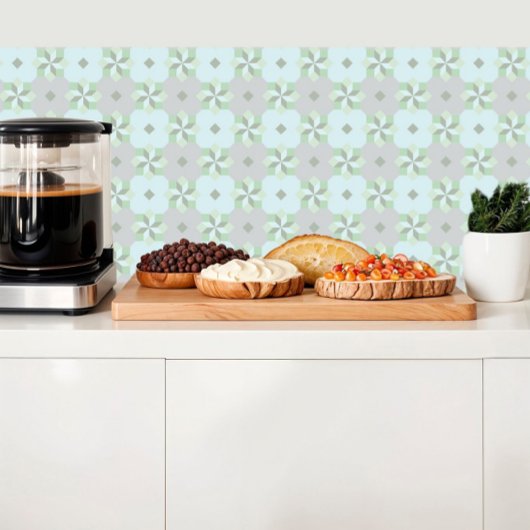 消色カラー万華鏡型油圧タイル タイル